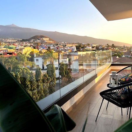 Lujoso Apartamento Completo, Piscina, Terraza Con Vistas Al Teide 푸에르토 드 라 크루즈 외부 사진